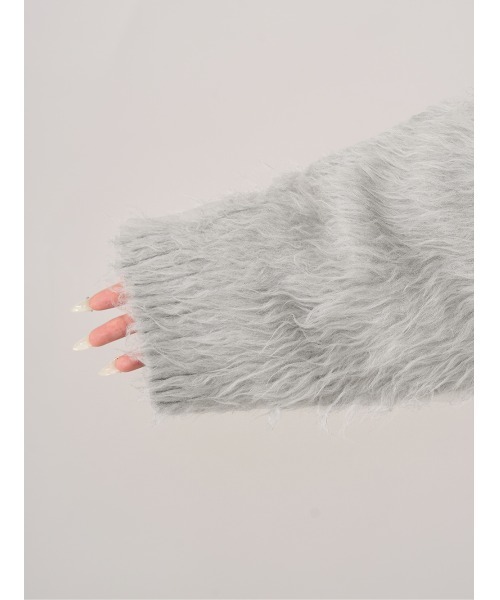 Darich（ダーリッチ）の「ヘアリーニットセットアップ（セットアップ・レディース・アイボリー/ブラック/グレー/ピンク・FREE/FL）」の20枚目の写真