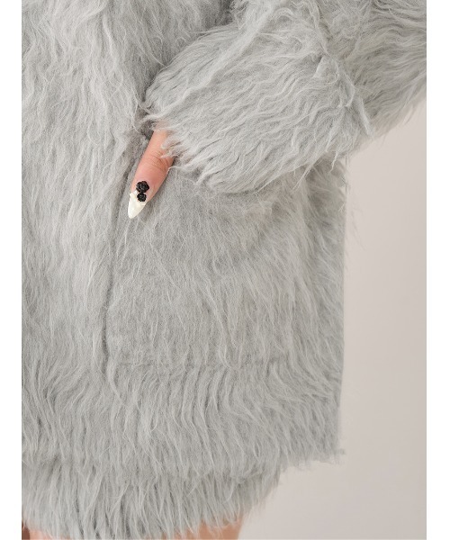 Darich（ダーリッチ）の「ヘアリーニットセットアップ（セットアップ・レディース・アイボリー/ブラック/グレー/ピンク・FREE/FL）」の22枚目の写真