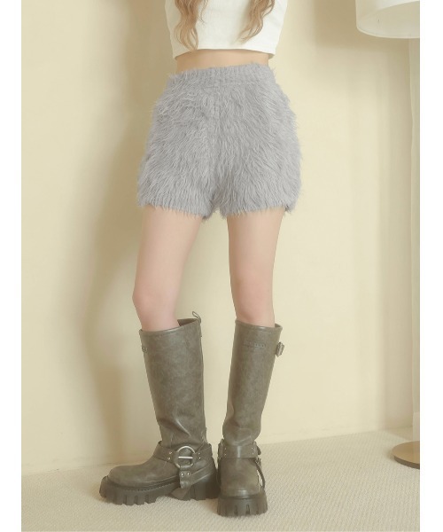 Darich（ダーリッチ）の「ヘアリーニットセットアップ（セットアップ・レディース・アイボリー/ブラック/グレー/ピンク・FREE/FL）」の6枚目の写真