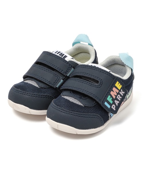 IFME(イフミー)の「BABY|IFME PARK 恐竜ちゃんたちスニーカー(スニーカー・キッズ・ホワイト/ネイビー・12.5cm/13.0cm/13.5cm/14.0cm/14.5cm/15.0cm/12.0cm)」の2枚目の写真