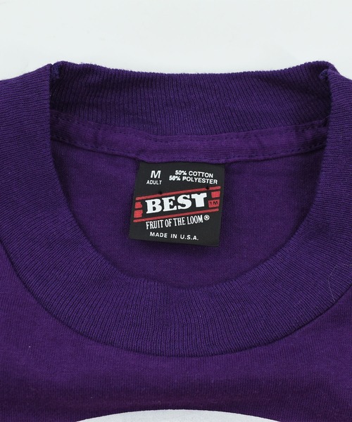 LABORATORY R（ラボラトリーアール）の「【USED】90’s Fruit of the Loom “Weldon’s Gifts” アニマル Tシャツ（Tシャツ/カットソー・メンズ・パープル・MEDIUM）」の4枚目の写真