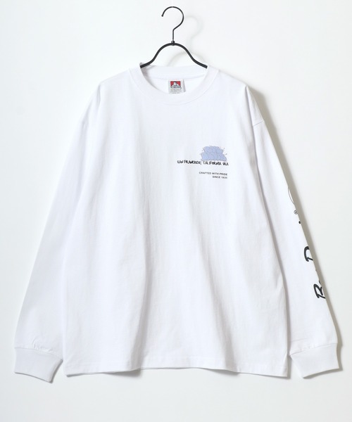 BEN DAVIS(ベンデイビス)の「BEN DAVIS/ベンデイビス BUBBLE LS TEE/オーバーサイズ ストリート バックプリント ロゴ ワンポイント ロングスリーブTシャツ/ロンT/レディース メンズ(Tシャツ/カットソー・メンズ・ホワイト/グリーン/チャコール/ブルー・M/L/XL)」の18枚目の写真