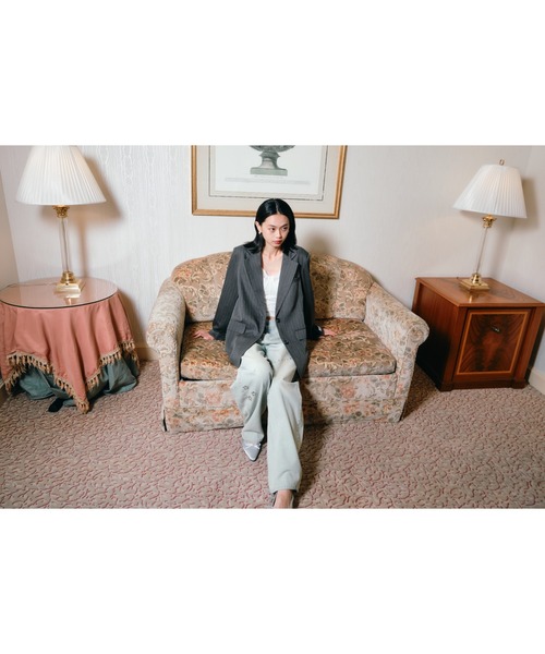 Smyeon(スミョン)の「Studs vintage denim pants/スタッズヴィンテージ加工デニム(デニムパンツ・レディース・ブラック/ブルー・MEDIUM/SMALL)」の22枚目の写真