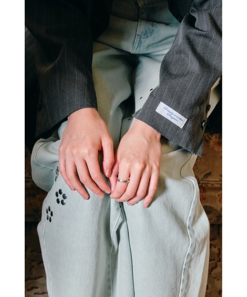 Studs vintage denim pants/スタッズヴィンテージ加工デニム（デニム