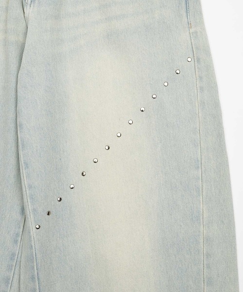 Studs vintage denim pants/スタッズヴィンテージ加工デニム（デニム