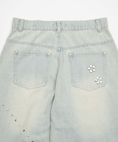 Studs vintage denim pants/スタッズヴィンテージ加工デニム（デニム