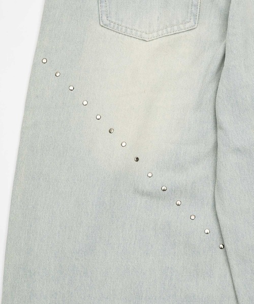 Studs vintage denim pants/スタッズヴィンテージ加工デニム（デニム