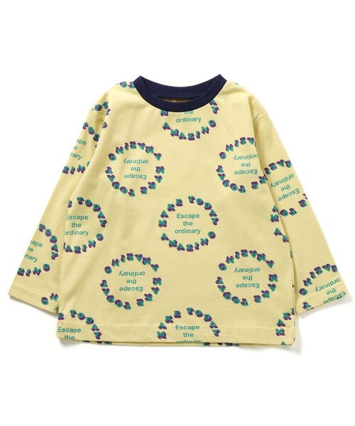 Ampersand（アンパサンド）の「【リンク/ジュニア対応】バラエティ天竺パジャマ（ルームウェア/パジャマ・キッズ・イエロー/ブラウン/ピンク/サックスブルー/クリーム/グレー・80/90/100/110/120/130/140）」の18枚目の写真