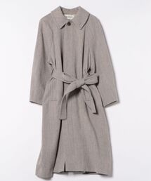 【EMOELLE】ハイカラーオーバーサイズコート