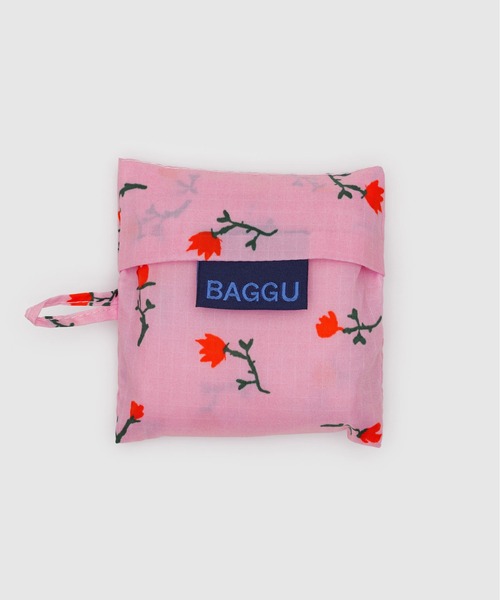 BAGGU(バグー)の「BABY BAGGU 591.ピンクワイルドフラワー(エコバッグ/サブバッグ・レディース・ピンク・FREE)」の3枚目の写真