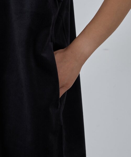 CIAOPANIC TYPY（チャオパニックティピー）の「ベロア裾ドロストオールインワン（つなぎ/オールインワン・レディース・ブラック/オフホワイト/ブラウン・MEDIUM/SMALL/LARGE）」の14枚目の写真