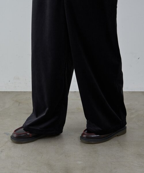 CIAOPANIC TYPY（チャオパニックティピー）の「ベロア裾ドロストオールインワン（つなぎ/オールインワン・レディース・ブラック/オフホワイト/ブラウン・MEDIUM/SMALL/LARGE）」の11枚目の写真