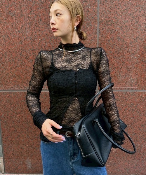 HANNE(アン)の「ロングハンドルボストンバッグ(ボストンバッグ・レディース・ブラウン/ブラック・FREE)」の22枚目の写真