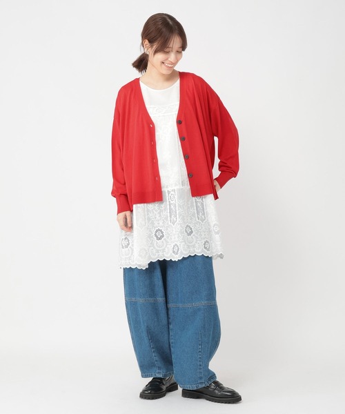 専用 70sカーディガン、レザー、デニム シェニールケーブルニットロングカーディガン｜WOMEN｜250HAG70-061H