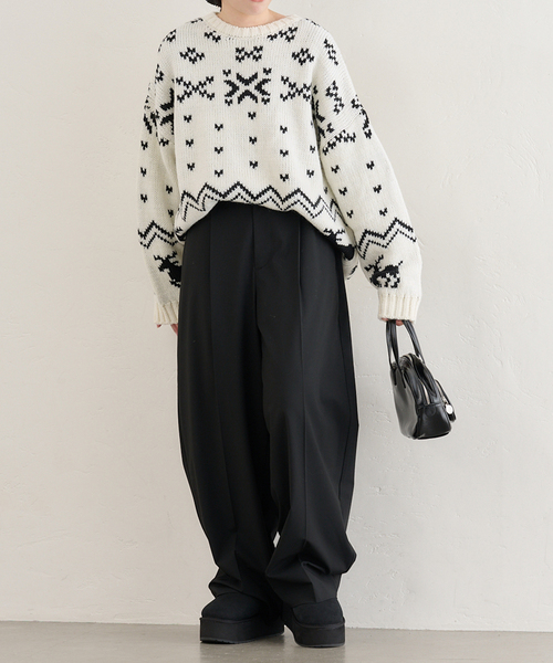 U by SPICK&SPAN ノルディックニットプルオーバー U by SPICK&SPAN｜ノルディックニットプルオーバー | Rakuten Fashion