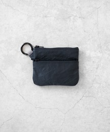 SENTI(ZeB)SENTI Dyneema(R)  Leather W ZIP POUCH / yʃ_Cj[}U[_uWbv|[`(|[`)