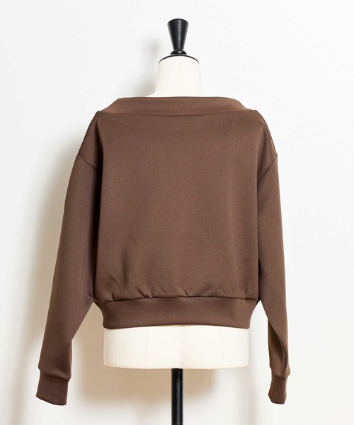 NOELA(ノエラ)の「フェルト刺繍ロゴポンチトップス(Tシャツ/カットソー・レディース・ブラウン/オフホワイト・フリー)」の21枚目の写真