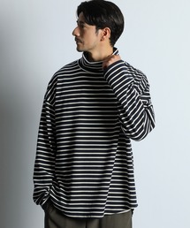 LANVIN en Bleu（ランバンオンブルー）の「ボーダー タートルネック ロンT（Tシャツ/カットソー）」