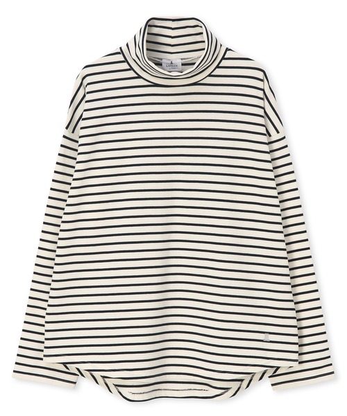 LANVIN en Bleu（ランバンオンブルー）の「ボーダー タートルネック ロンT（Tシャツ/カットソー・メンズ・ホワイト/ネイビー・50/48/46/52）」の9枚目の写真