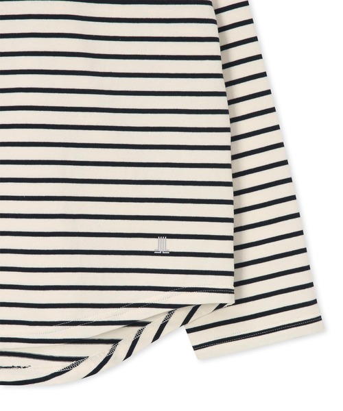 LANVIN en Bleu（ランバンオンブルー）の「ボーダー タートルネック ロンT（Tシャツ/カットソー・メンズ・ホワイト/ネイビー・50/48/46/52）」の11枚目の写真