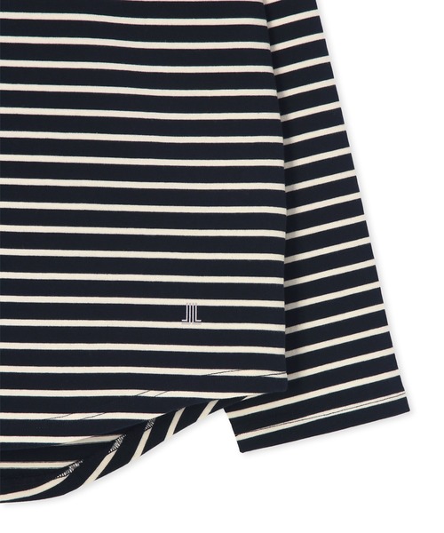 LANVIN en Bleu（ランバンオンブルー）の「ボーダー タートルネック ロンT（Tシャツ/カットソー・メンズ・ホワイト/ネイビー・50/48/46/52）」の12枚目の写真