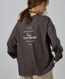 abahouse mavie | オーバーサイズロゴロンT(Tシャツ/カットソー)