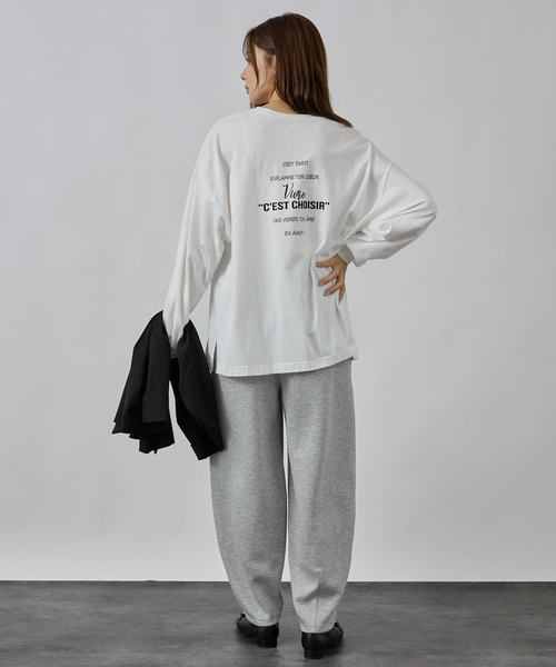 abahouse mavie（アバハウスマヴィ）の「オーバーサイズロゴロンT（Tシャツ/カットソー・レディース・ホワイト系その他/グレー系その他・フリー）」の6枚目の写真