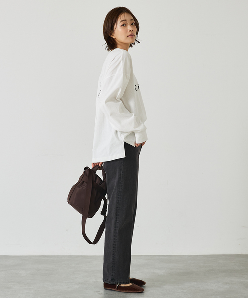 abahouse mavie（アバハウスマヴィ）の「オーバーサイズロゴロンT（Tシャツ/カットソー・レディース・ホワイト系その他/グレー系その他・フリー）」の11枚目の写真