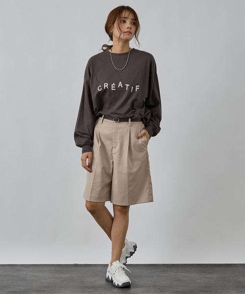 abahouse mavie（アバハウスマヴィ）の「オーバーサイズロゴロンT（Tシャツ/カットソー・レディース・ホワイト系その他/グレー系その他・フリー）」の16枚目の写真