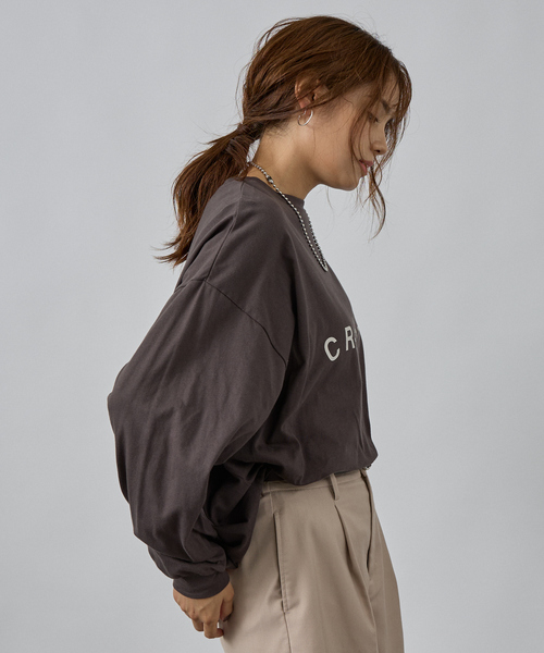 abahouse mavie（アバハウスマヴィ）の「オーバーサイズロゴロンT（Tシャツ/カットソー・レディース・ホワイト系その他/グレー系その他・フリー）」の22枚目の写真