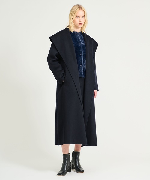 ESTNATION（エストネーション）の「ESTNATION / ウールカシミヤリバーガウンコート（その他アウター・レディース・ネイビー/キャメル・36/34/38）」の21枚目の写真