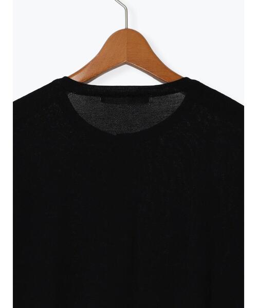 Lugnoncure（ルノンキュール）の「シルクタッチクルーカーディガン《2025autumn catalog item》（カーディガン/ボレロ・レディース・カーキ/オフホワイト/ブラック・F）」の16枚目の写真