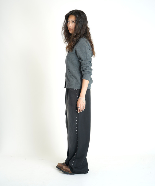 JOINT WORKS（ジョイントワークス）の「フックディテール ワッフルフーディー / Hook Detail Waffle Hoodie（パーカー・レディース・カーキ/チャコールグレー/ピンク・FREE）」の15枚目の写真