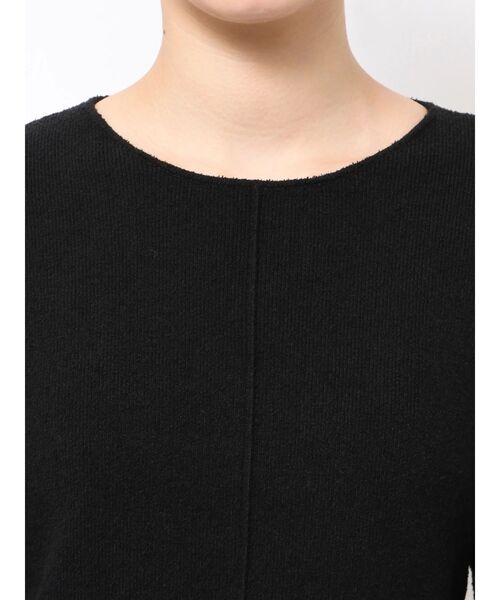 Htage(テージ)の「【Htage】パワーショルダーサークルデザインニット(ニット/セーター・レディース・チャコールグレー/ブラック・FREE)」の22枚目の写真