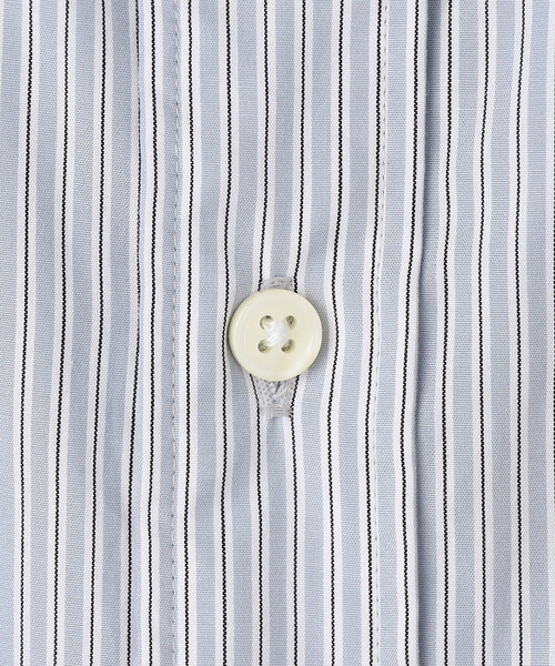 Bshop（ビショップ）の「Gymphlex | バンドカラーシャツワンピース STRIPE WOMEN（ワンピース・レディース・ブルー系その他・12）」の9枚目の写真