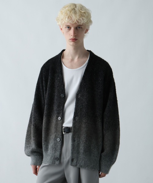 HARE グラデモヘアニットカーディガン グラデモヘアニットカーディガン(HARE)（カーディガン/ボレロ）｜HARE