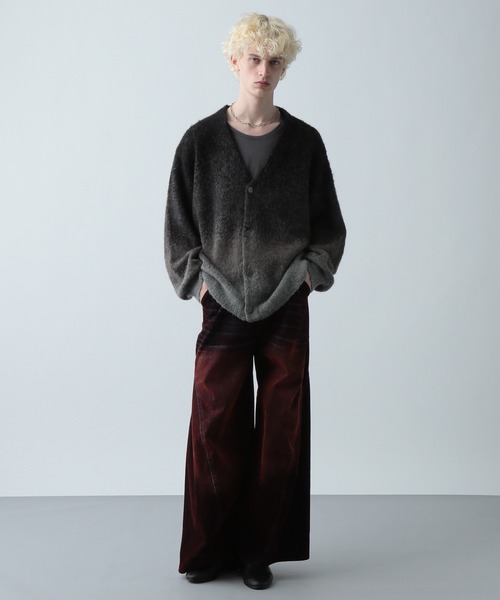 グラデモヘアニットカーディガン(HARE)（カーディガン/ボレロ）｜HARE