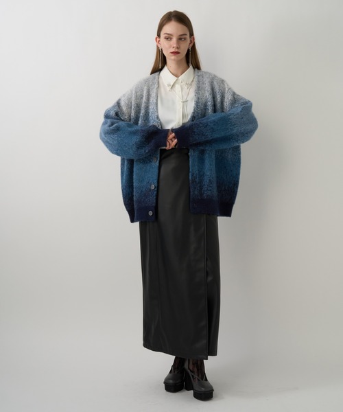 グラデモヘアニットカーディガン(HARE)（カーディガン/ボレロ）｜HARE