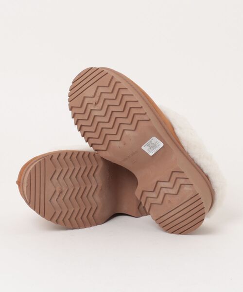 JELLY BEANS（ジェリービーンズ）の「厚底ムートンクロッグサボミュールシューズ(210-56379)JELLY BEANS(ジェリービーンズ)（ブーツ・レディース・ダークブラウン/キャメル/ベージュ・S/M/L/LL）」の9枚目の写真