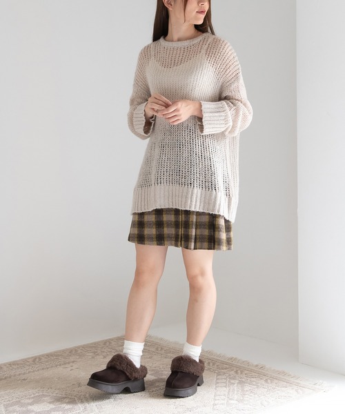 JELLY BEANS（ジェリービーンズ）の「厚底ムートンクロッグサボミュールシューズ(210-56379)JELLY BEANS(ジェリービーンズ)（ブーツ・レディース・ダークブラウン/キャメル/ベージュ・S/M/L/LL）」の15枚目の写真