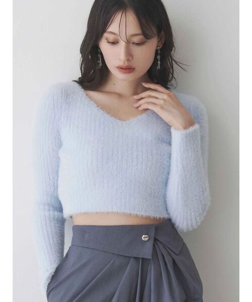 MERCURYDUO（マーキュリーデュオ）の「アシメタックワイドパンツ（その他パンツ・レディース・イエロー/グレー・MEDIUM/SMALL）」の8枚目の写真