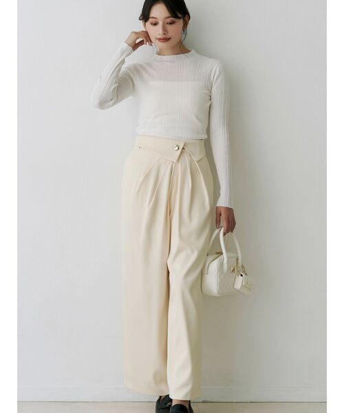 MERCURYDUO（マーキュリーデュオ）の「アシメタックワイドパンツ（その他パンツ・レディース・イエロー/グレー・MEDIUM/SMALL）」の11枚目の写真