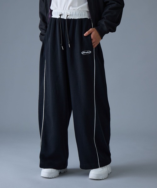 セール】脇タックフレア裏起毛スウェットパンツ（スウェットパンツ