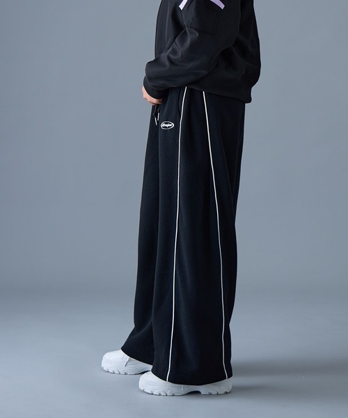 セール】脇タックフレア裏起毛スウェットパンツ（スウェットパンツ