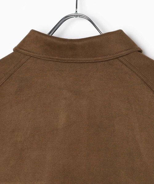 3.3 Field Trip （3.3フィールドトリップ）の「【襟2WAY】3.3 Field Trip／スエードオーバージャケット（ブルゾン・レディース・ブラウン/キャメル・FREE）」の20枚目の写真