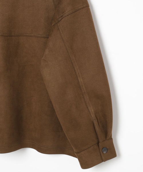 3.3 Field Trip （3.3フィールドトリップ）の「【襟2WAY】3.3 Field Trip／スエードオーバージャケット（ブルゾン・レディース・ブラウン/キャメル・FREE）」の17枚目の写真