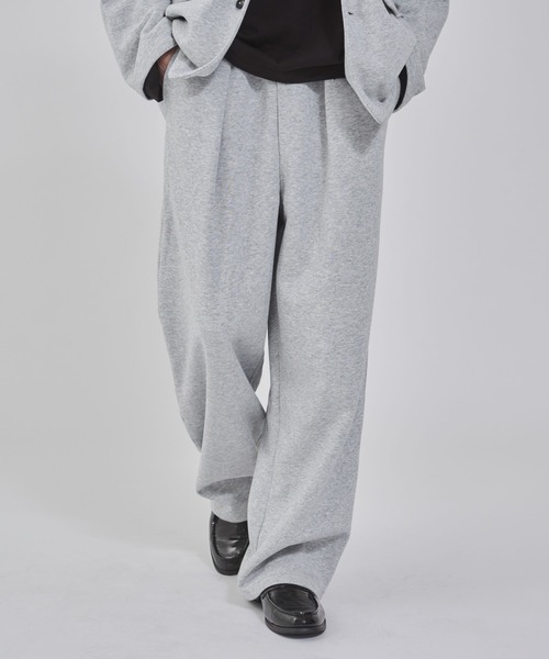 BROWNY（ブラウニー）の「BROWNY/ボンディングワイドスウェットパンツ（スウェットパンツ・メンズ・ブラック/杢グレー・MEDIUM/LARGE）」の11枚目の写真