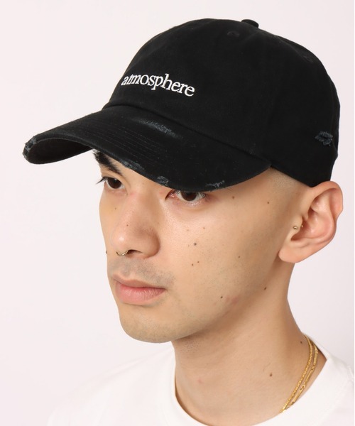 atmos（アトモス）の「atmos atmosphere Logo Cap / アトモス アトモスフィア ロゴ キャップ（キャップ・メンズ・ブラック・FREE）」の6枚目の写真
