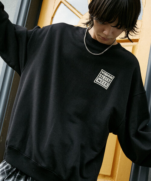 PUBLUX（パブリュクス）の「VISION STREET WEAR/ヴィジョンストリートウェアー 別注 DAISY FLOWER SWEAT(限定展開)（スウェット・メンズ・ライトグレー/グリーン/ブラック・MEDIUM/LARGE/X-LARGE）」の13枚目の写真