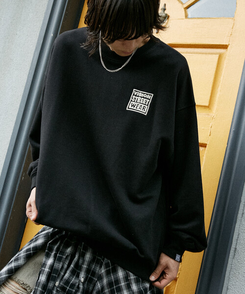 PUBLUX（パブリュクス）の「VISION STREET WEAR/ヴィジョンストリートウェアー 別注 DAISY FLOWER SWEAT(限定展開)（スウェット・メンズ・ライトグレー/グリーン/ブラック・MEDIUM/LARGE/X-LARGE）」の15枚目の写真
